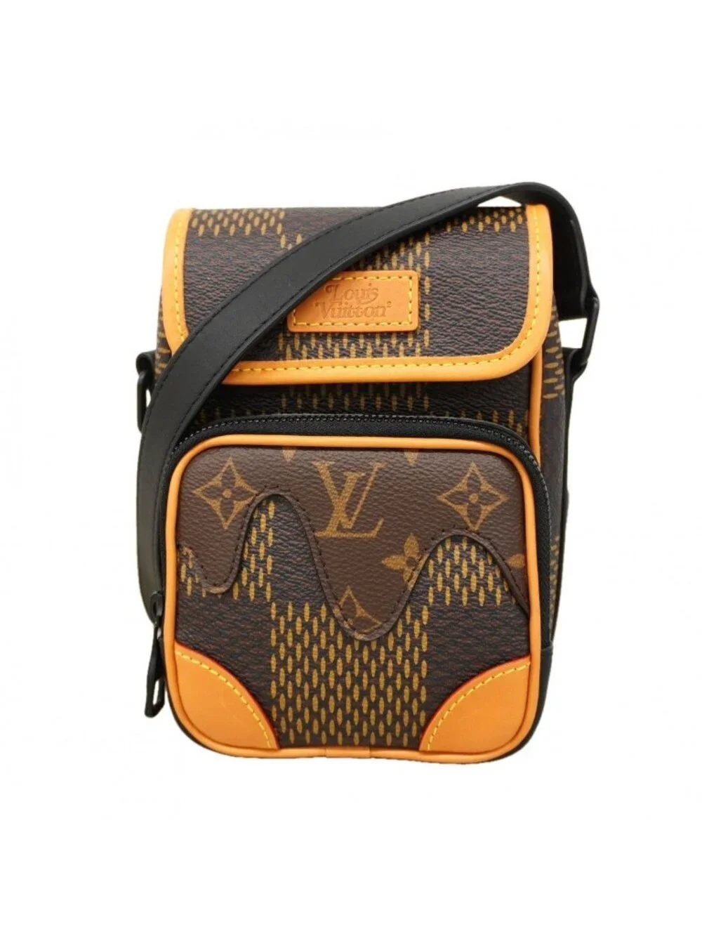 Louis Vuitton Shoulder Bag Damier Giant Amazon Messenger Brown